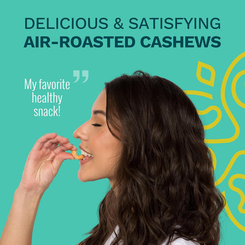Pack (1.5 oz, Pack 6) Karma Nuts Flavored Cashews Variety of Whole Roasted Cashews, Healthy Snacks for Adults - Gluten
