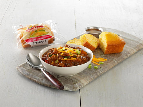 36 3 Oz Muffin Town Cornbread Snack Loaves Loaves Per Case - Per Serving