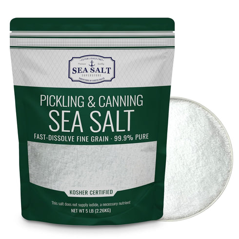 Pickling and Canning Salt, Curing for Natural Preserving, Non-Iodized and Kosher Fine