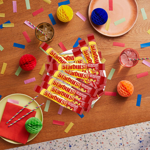 2.07 oz (36 Packs) STARBURST Original Full Size Fruit Chews Candy Bulk, Chewy Candy for Parties, Single
