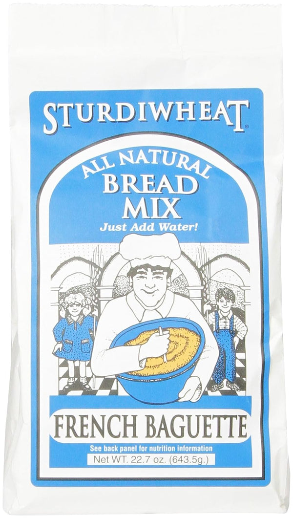 Sturdiwheat All Natural Bread Mix, French Baguette, 22.7-Ounce Package (Pack of 4)