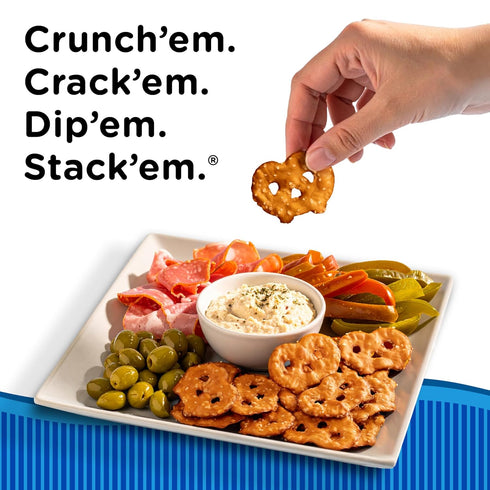 7.2 oz Snack Factory Original Pretzel Crisps, Non-GMO, Resealable Bag