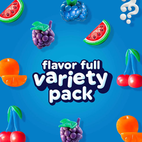 Airheads Candy Bars, Variety Bulk Box, Chewy Full Size Fruit Taffy, 60 Individually Wrapped Bars