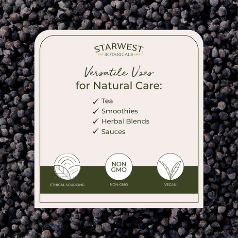 1 Lb Starwest Botanicals Organic Chaste Tree Berries Whole