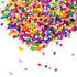 AUEAR 4 Pack Colorful Fake Polymer Sprinkles, Candy Sweets Colors for Fake Cake Dessert Simulation Food, 100g