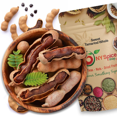 NY SPICE SHOP Sweet Tamarind Pods - Thailand Tamarinds Fruit - Fresh