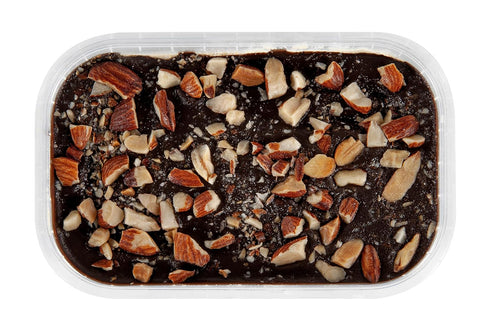 Emirelli Artisanal Halva Dessert – Authentic Middle Eastern Candy, Vegan 55%-Tahini Halwa, Dark Chocolate Flavor