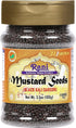 Rani Black Mustard Seeds Whole Spice (Kali Rai) 3.5oz (100g) PET Jar