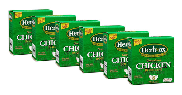 Herb -Ox Granulated Chicken Bouillon Instant Broth & Seasoning 1.13 oz (Pack of