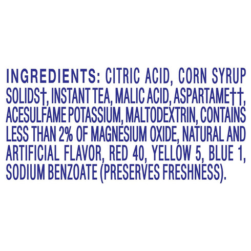 10 (Pack 8) Crystal Light On-the-Go, Peach Iced Tea Drink Mix, CT