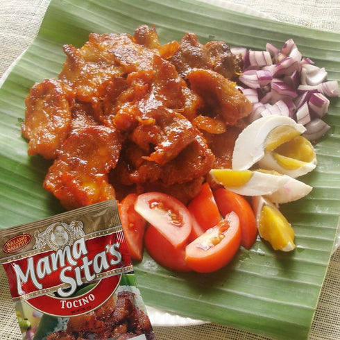 Mama Sita's 2.6oz, 6 Pack Tocino Marinating Mix (Sweetened Cured Pork Mix)