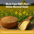 4 oz Spice Profile USDA Organic Ground Mustard, Lab Tested, Resealable Pouch, Mostaza Amarilla Molida, Peeli Sarson