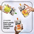 10 10-Calorie, Immune Dally Peach Drinkable Konjac Jelly Pouches | Healthy Keto, Gluten Free, Sugar Free Korean Fruit