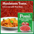 100% 13.8oz (Pack 12) Pom Crushed Tomatoes with Basil - Creamy, Velvety Italian Sauce, No Salt