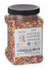 Sweet Evas 100% NATURAL RAINBOW SPRINKLES - NATURAL COLOR, DAIRY FREE, NUT FREE, GLUTEN
