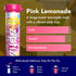 Zipfizz Daily Energy Drink Powder, Pink Lemonade, 12 Pack | Sugar-Free Electrolyte Powder