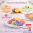 1 Assorted Fruit Slices Pound Bulk Resealable Bag, Assorted Fruit Jelly Candy, Unwrapped Wedges, Old Fashioned Jelly