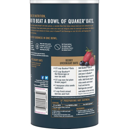 VEMAX Store 19 oz (Pack 2) Rolled Overnight Oats, Oatmeal