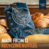 THINK4EARTH Set) - Large Bread and Baguette Bags (Dark Blue, Bread & Baguette