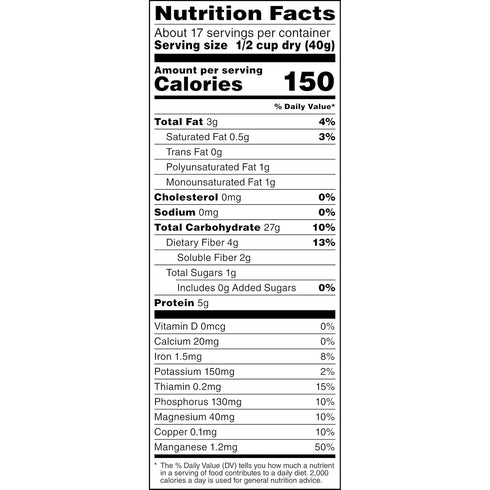 24oz (Pack 4) Quaker Gluten Free Old Fashioned Rolled Oats, Non GMO Project Verified, Resealable Bags