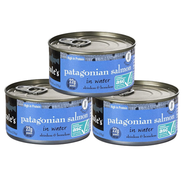 COLES Patagonian Salmon in Water Boneless | Skinless | Canned Salmon-Seafood Rich