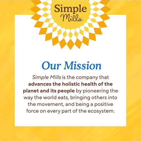 Mmms 4 (Pack 6) Simple Mills Pop Cheddar Veggie Flour Baked Snack Crackers, Gluten Free, Ounce