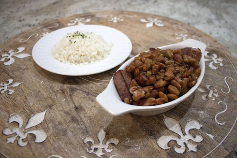 16 oz Ragin' Cajun Seasoned Pinto Beans - Bag, Gluten-Free, No MSG, Authentic Louisiana Creole Bean Mix for Soups