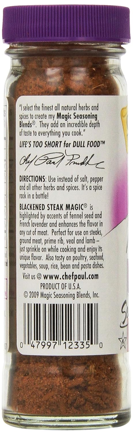 Magic Seasoning Blends Blackened Steak, 1.8 Ounce (Pack of 1)