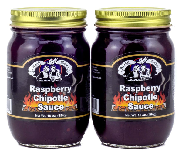 Amish Wedding Raspberry Chipotle Sauce 16oz (2 Pack)