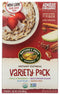 Nature's Path Organic Instant Hot Oatmeal, Variety Pack of Four Flavors, 8-Count