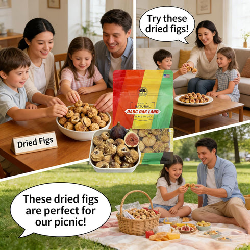2LB 2x16oz/Bag Natural Sun-Dried Figs | No Added Sugar, Vegan|Good Source of Fiber| Dried Figs for Healthy Snacks