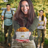 14 (Pack 1) FERIDIES Five O'clock Crunch Honey Cheddar Snack Mix with Premium Virginia Peanuts, Ounce of Honey Cheddar