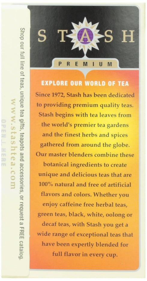 20 Stash Peach Black Tea, Tea , ct