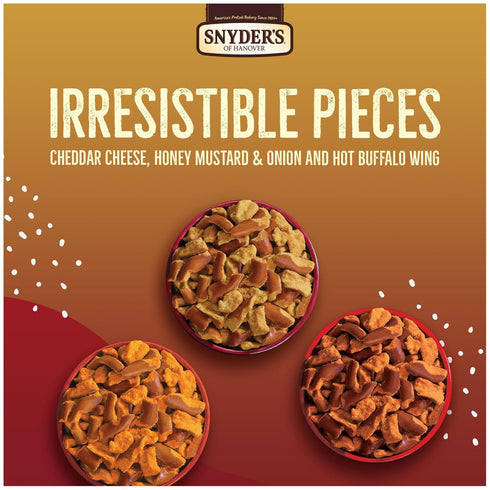 Pack Packs, 2.25 Oz, 18 (Pack 18) Snyder's of Hanover Pretzel Pieces, Variety of Pretzels Individual Ct