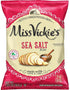 Pack 1.375 Oz Pack 12 Kettle Cooked Potato Chips by Miss Vickie's Value Bundled by SUPERDEALS | Bag | Sea Salt |