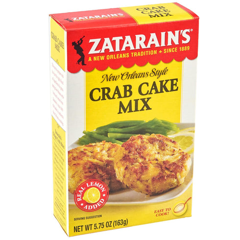Zatarains Crab Cake Mix, New Orleans Style, Easy to Cook, Real Lemon