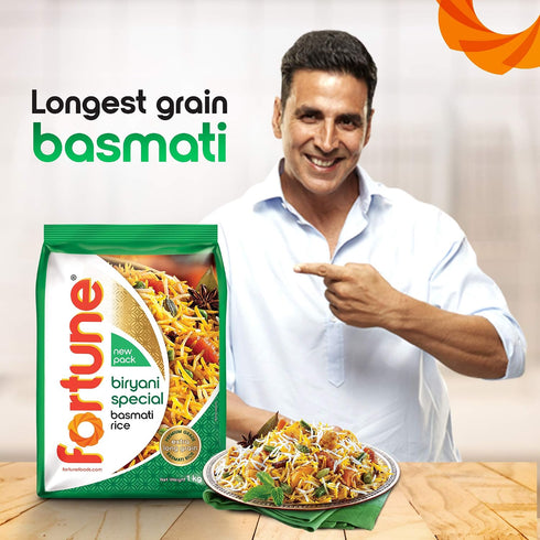 FORTUNE 1kg Special Biryani Basmati Rice