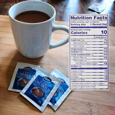 Set: 250 Packets Pack 250 packets) Gift Non-Dairy Powdered Creamer in Slide Seal Bag Plastic Food Bag Bulk for easy