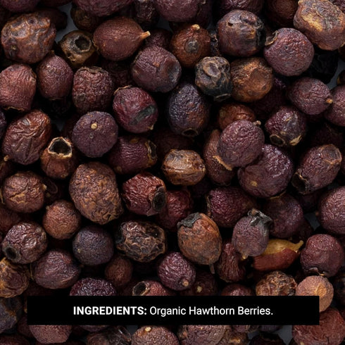 16 (Pack 1) Frontier Co-op Organic Hawthorn Berries, Whole - For Hawthorn Berry Tea - Kosher | Ounce