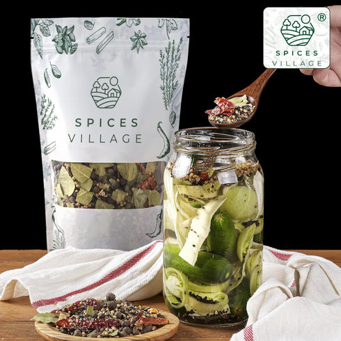 6.5oz, SPICES VILLAGE Pickling Spices for Corned Beef, Pickling Spices Mix for Pickles and Canning, Pickling Seasoning