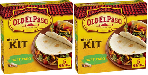 Old El Paso Soft Taco Dinner Kit, 12.5 oz. (Pack of 2)