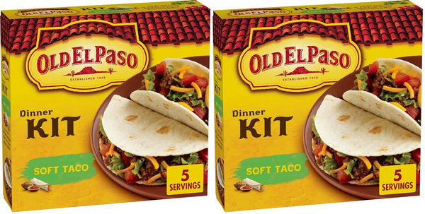Old El Paso Soft Taco Dinner Kit, 12.5 oz. (Pack of 2)