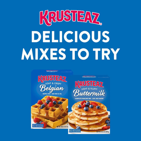 56 oz Krusteaz Complete Buttermilk Pancake and Waffle Mix, Light & Fluffy, Bag
