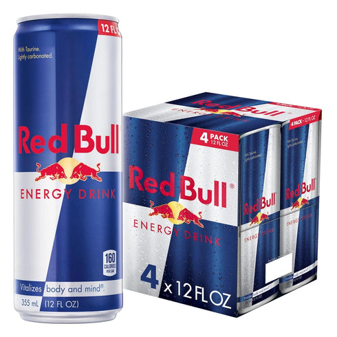 Red Bull Energy Drink with 114mg Caffeine plus Taurine & B Vitamins,