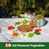 16 Oz (1 LB), 10-Blend NPG Dried Vegetable Mix Dehydrated Vegetables Blend of Bell Peppers, Parsley, Carrots, Onions