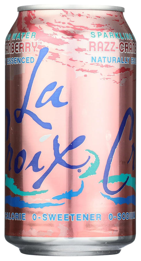 12 Oz La Croix, Water Sparkling Cranberry Raspberry Single, Fl