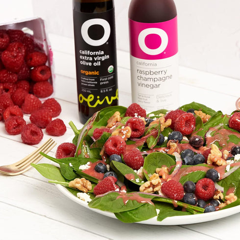 10.1 Oz Raspberry Champagne Vinegar Glass Bottle Fl by O Olive