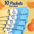 10 Packets, 0.9 oz Crystal Light Drink Mix with Caffeine, for Convenient On-the-Go Flavorful Hydration, Citrus Natural