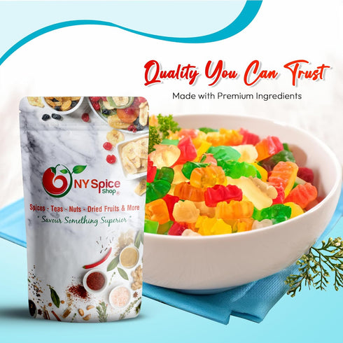 Gummy 3 Gummies Gummies Gummy Gummi NY Spice Shop Bubbly Champagne Bears Bulk - Pound Bears Candy - Fruit Snacks