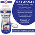 3 Pack, 17.64 Oz (1.1 LB) Dos Anclas Sal Parrillera Rock Salt for Grilling and BBQ, Refined Medium Grain Salt for Meat